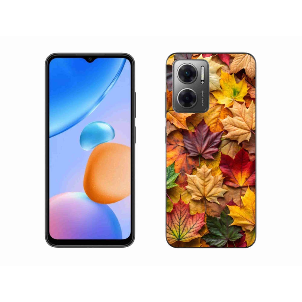 Gélový kryt mmCase na Xiaomi Redmi 10 5G - javorové listy 2