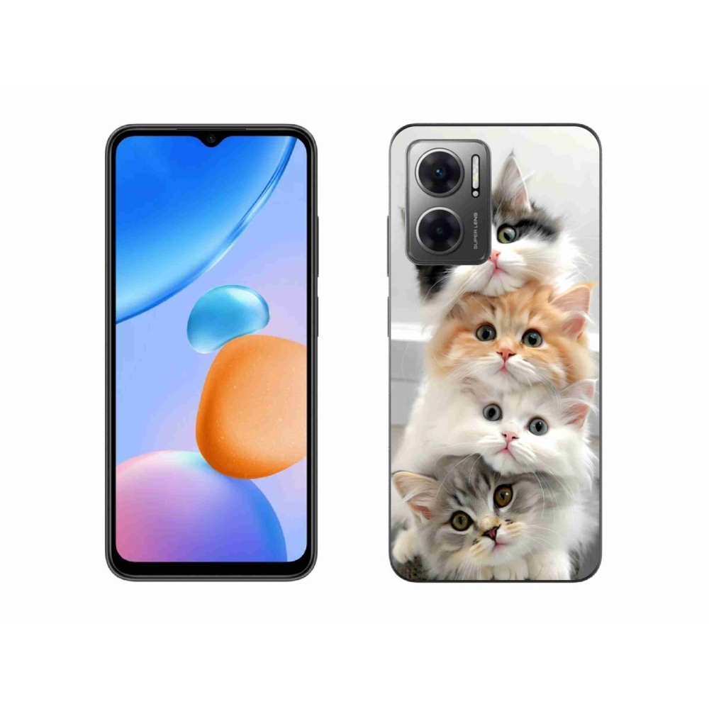 Gélový kryt mmCase na Xiaomi Redmi 10 5G - mačacia partia