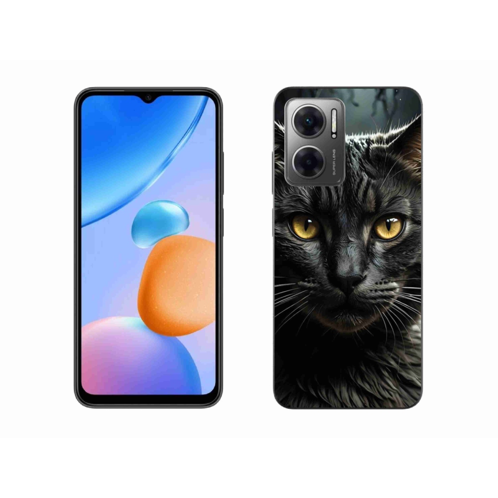 Gélový kryt mmCase na Xiaomi Redmi 10 5G - mačacie pohľad 3