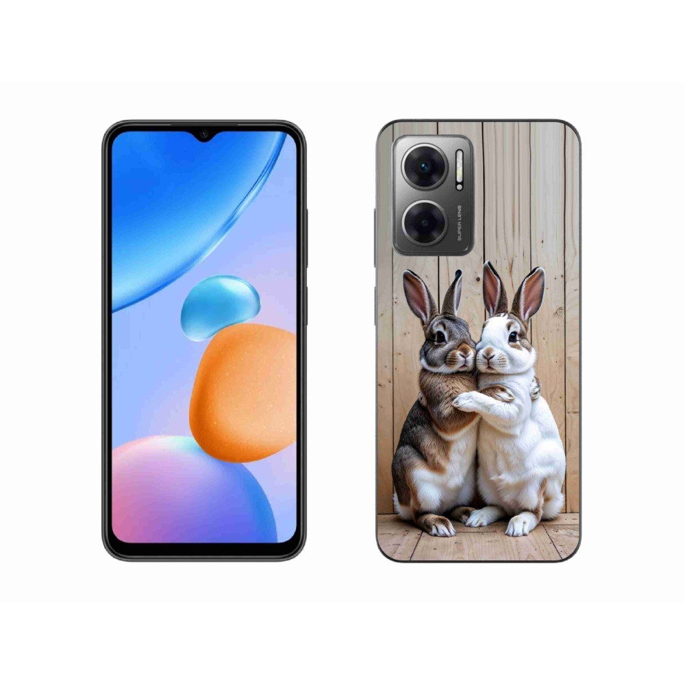 Gélový kryt mmCase na Xiaomi Redmi 10 5G - králičie pár