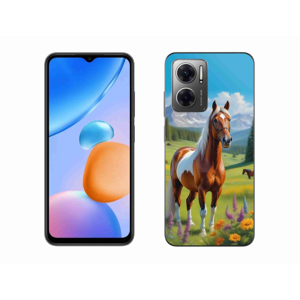 Gélový kryt mmCase na Xiaomi Redmi 10 5G - kôň na lúke