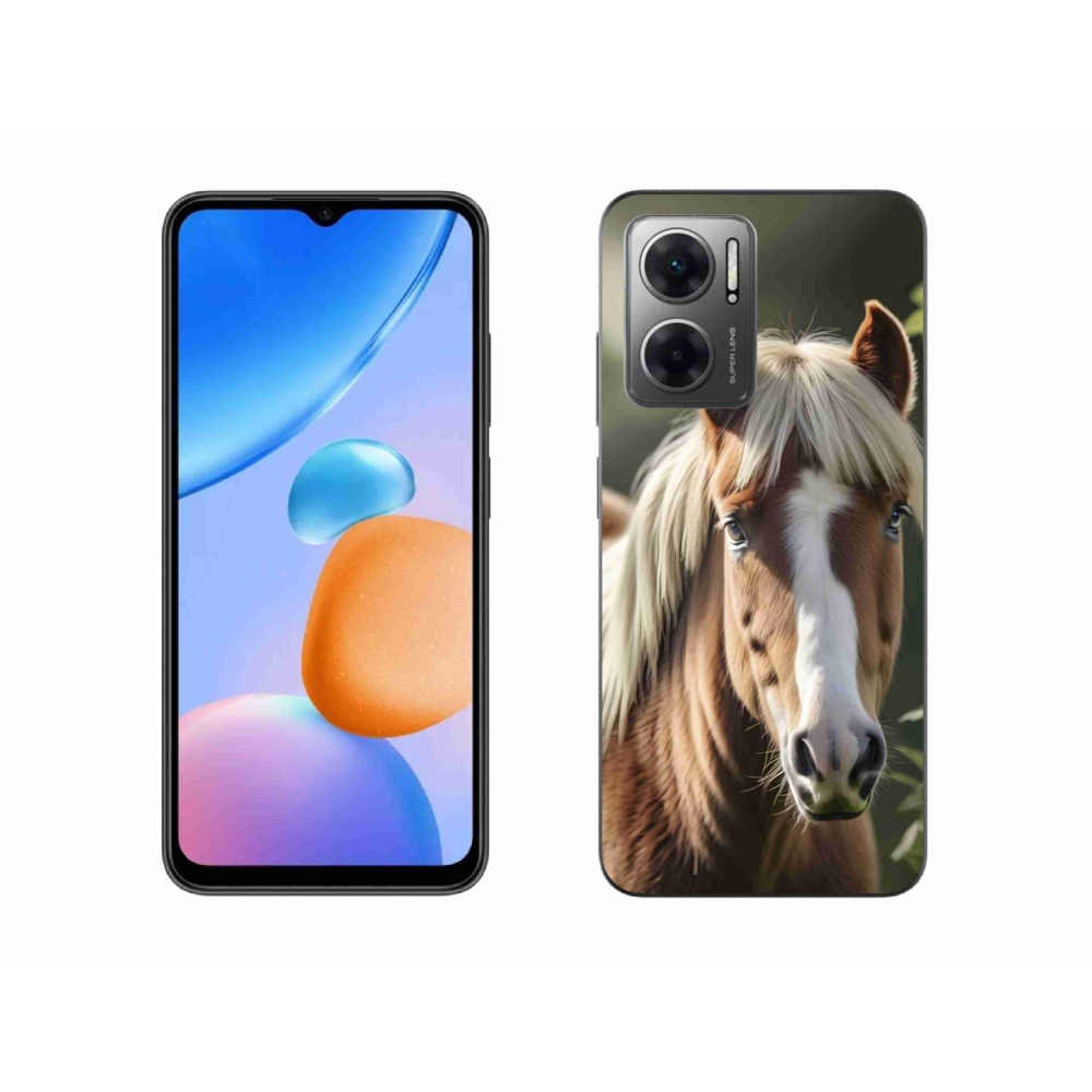 Gélový kryt mmCase na Xiaomi Redmi 10 5G - kôň so svetlou hrivou