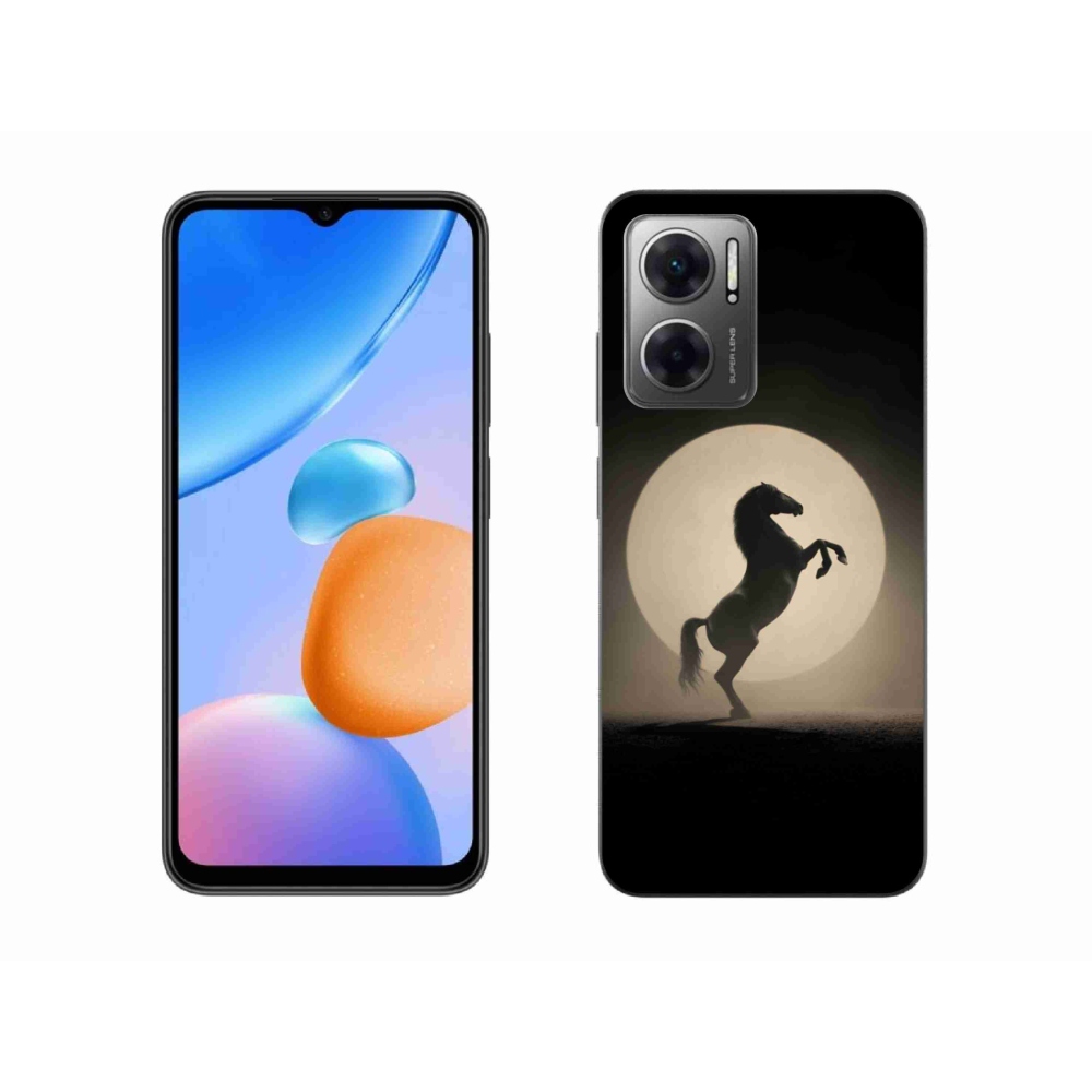 Gélový kryt mmCase na Xiaomi Redmi 10 5G - kôň v siluete