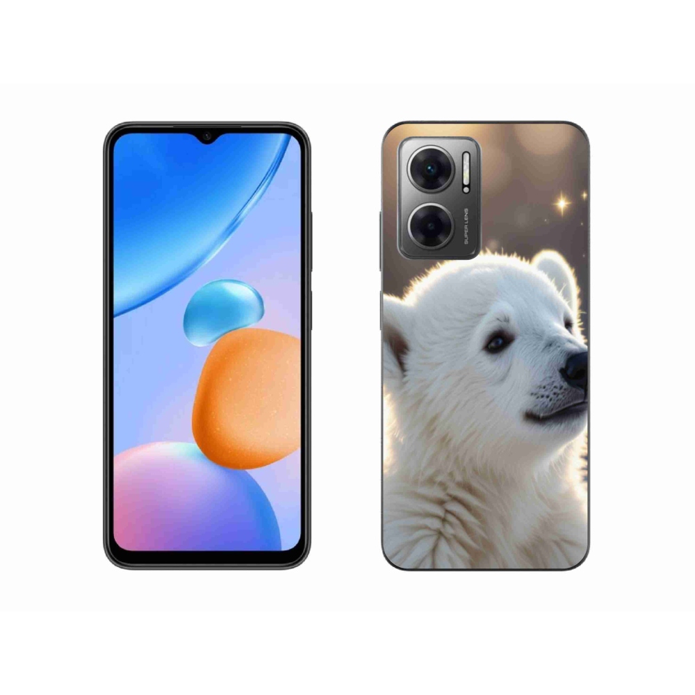Gélový kryt mmCase na Xiaomi Redmi 10 5G - ľadový medveď