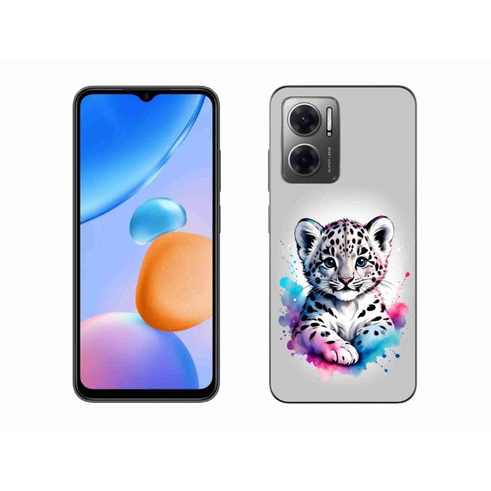 Gélový kryt mmCase na Xiaomi Redmi 10 5G - leopardej mláďa