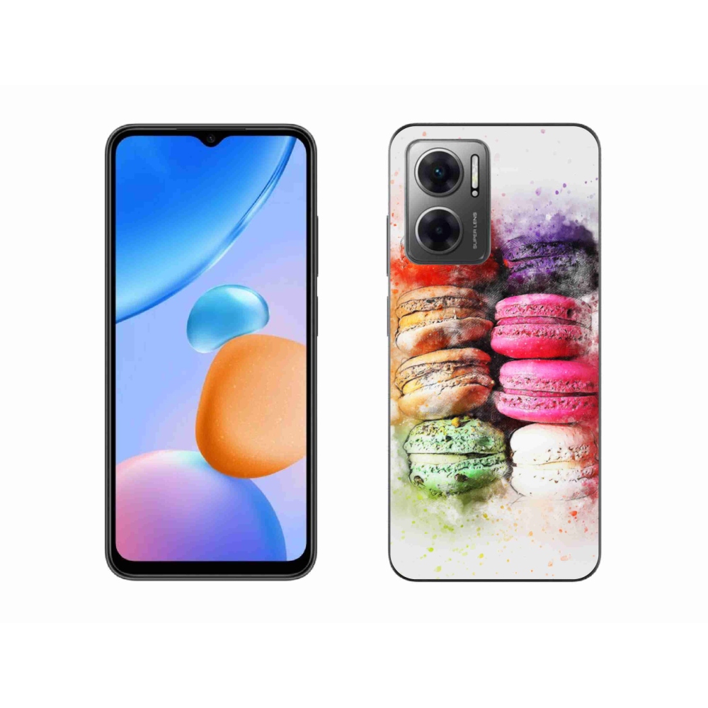 Gélový kryt mmCase na Xiaomi Redmi 10 5G - makrónky