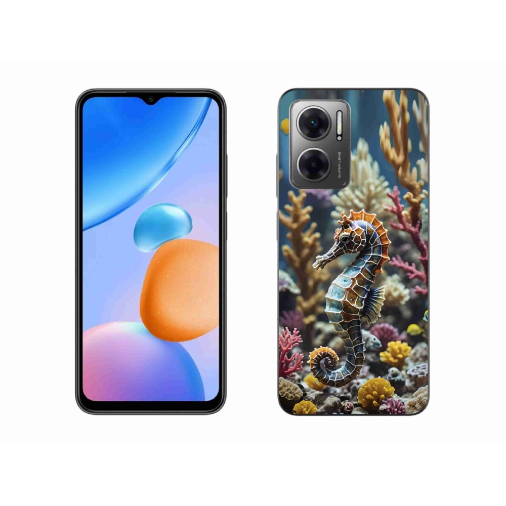 Gélový kryt mmCase na Xiaomi Redmi 10 5G - morský koník 2