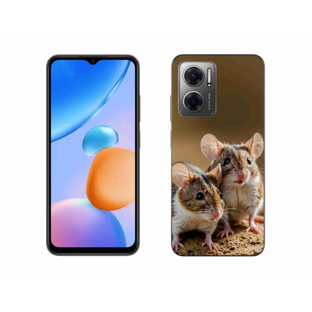 Gélový kryt mmCase na Xiaomi Redmi 10 5G - myší duo
