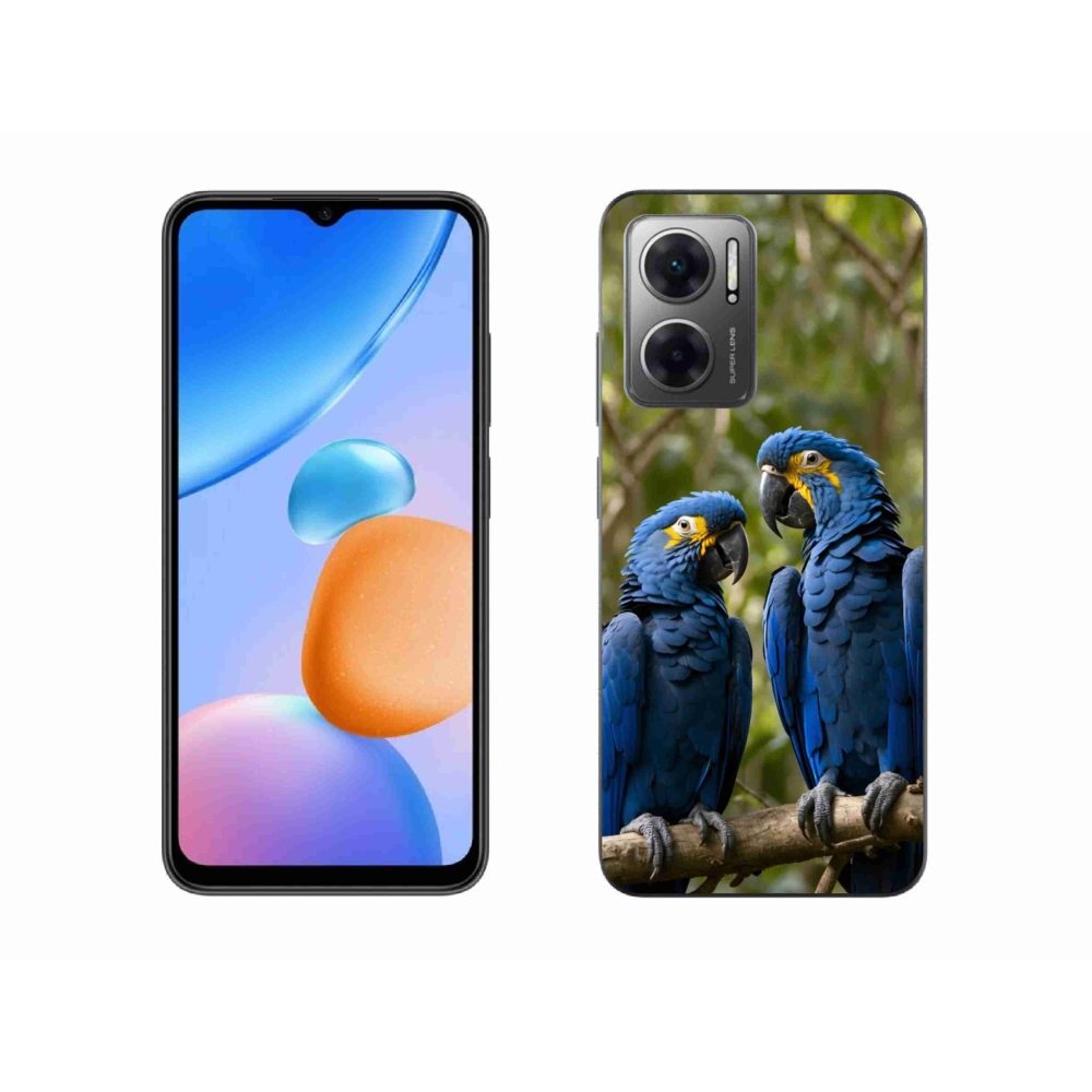 Gélový kryt mmCase na Xiaomi Redmi 10 5G - papagájové duo