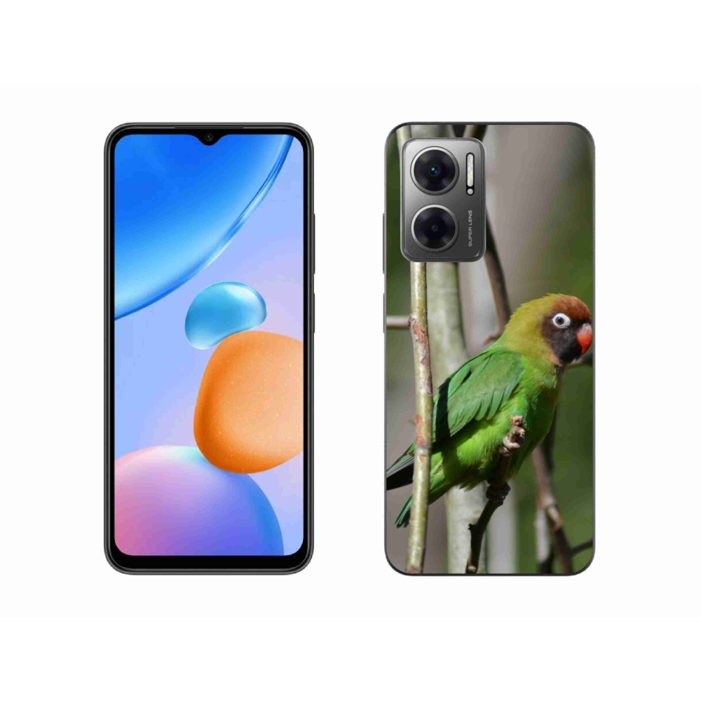 Gélový kryt mmCase na Xiaomi Redmi 10 5G - papagáj agapornis