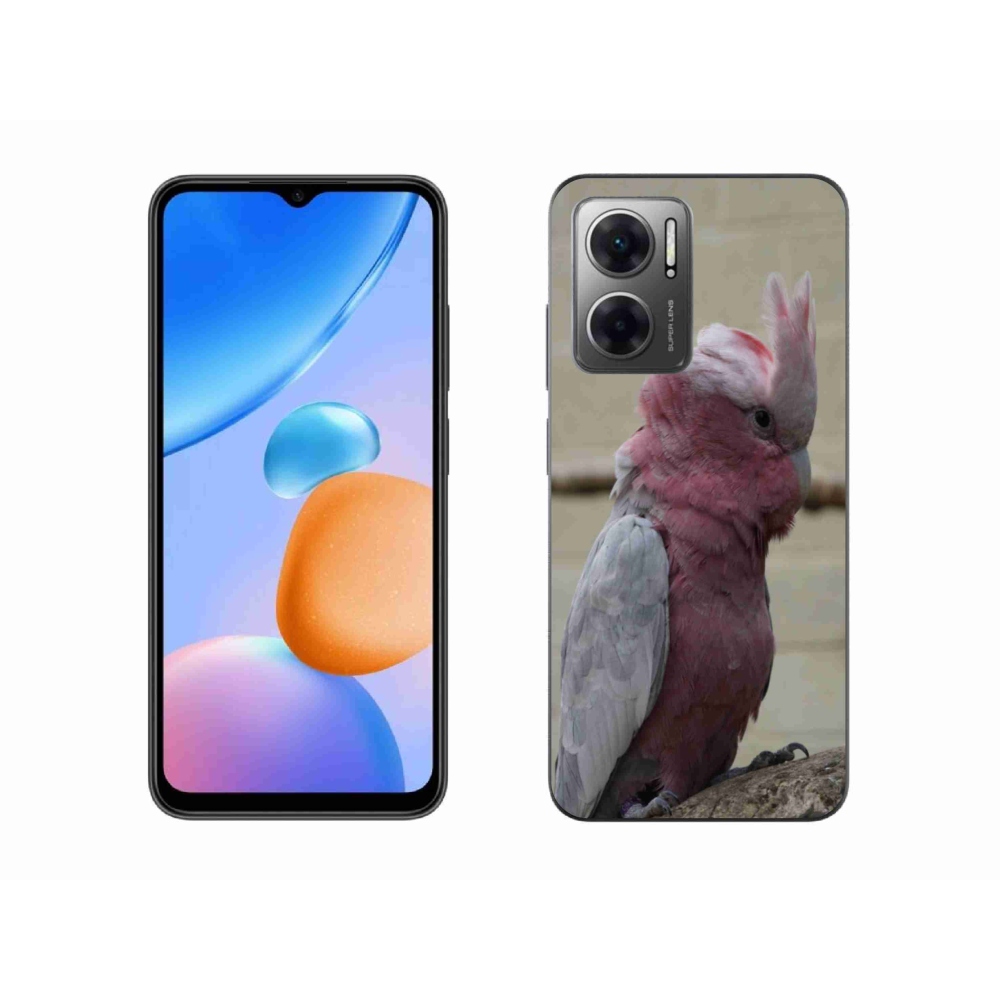 Gélový kryt mmCase na Xiaomi Redmi 10 5G - papagáj kakadu ružový