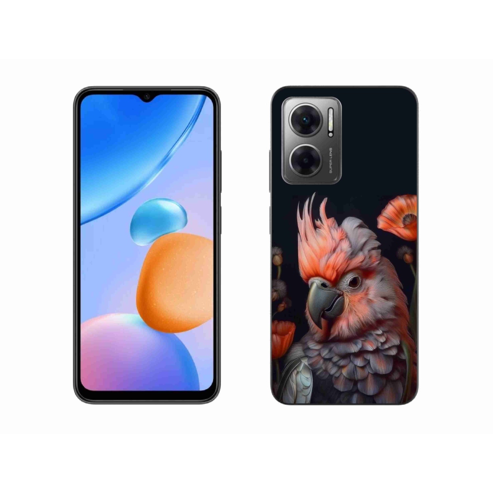 Gélový kryt mmCase na Xiaomi Redmi 10 5G - papagáj kakadu vo farbách