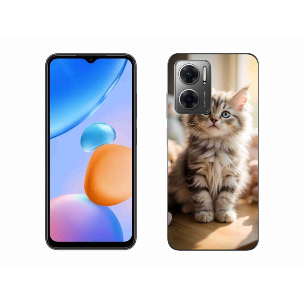 Gélový kryt mmCase na Xiaomi Redmi 10 5G - roztomilé mačiatko 10