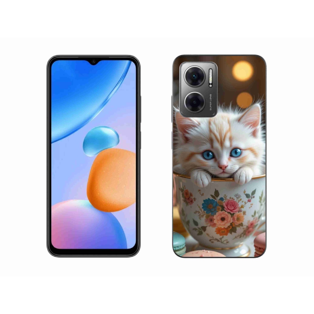 Gélový kryt mmCase na Xiaomi Redmi 10 5G - roztomilé mačiatko 6