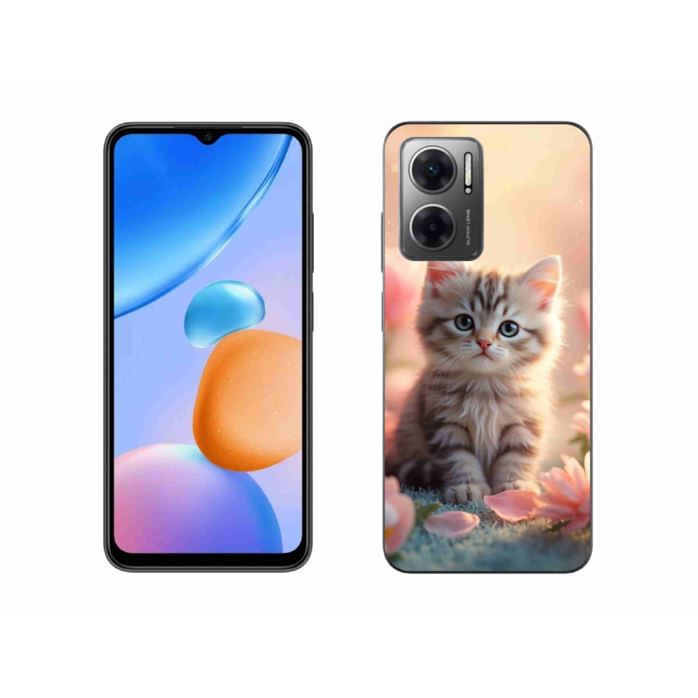 Gélový kryt mmCase na Xiaomi Redmi 10 5G - roztomilé mačiatko 8