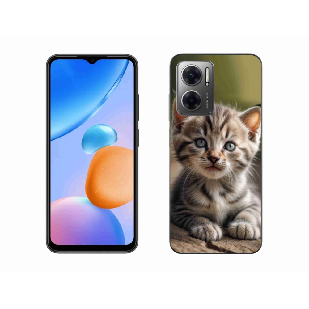 Gélový kryt mmCase na Xiaomi Redmi 10 5G - roztomilé mačiatko 9