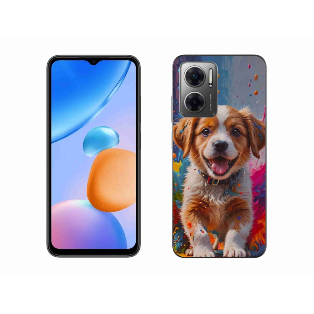 Gélový kryt mmCase na Xiaomi Redmi 10 5G - roztomilé šteňa 3