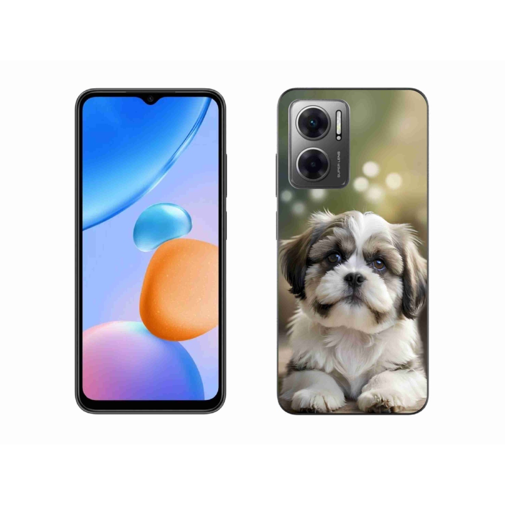 Gélový kryt mmCase na Xiaomi Redmi 10 5G - roztomilý shih-tzu