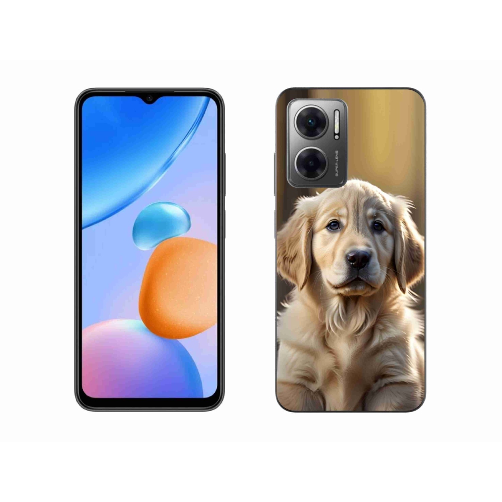 Gélový kryt mmCase na Xiaomi Redmi 10 5G - roztomilý zlatý retriever