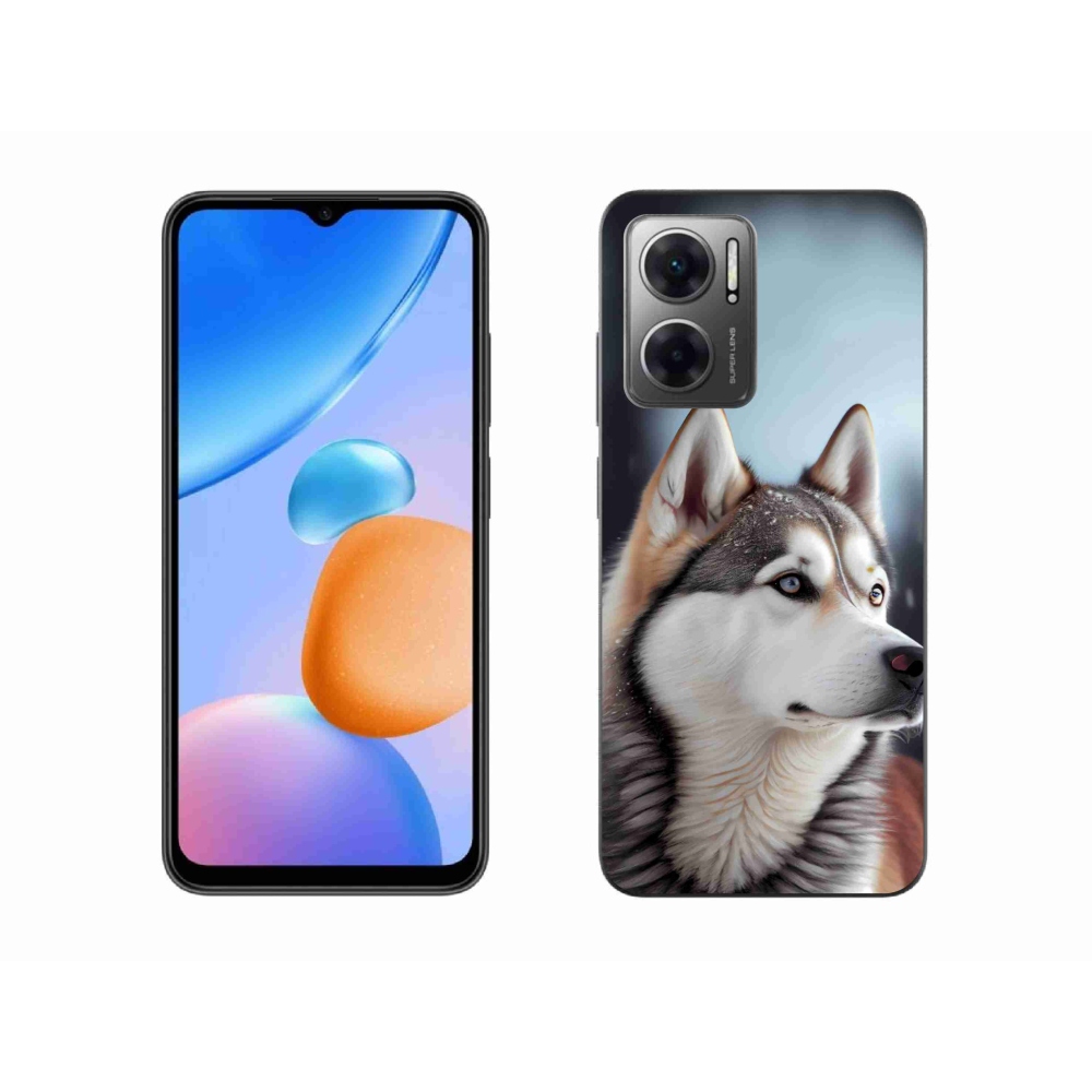 Gélový kryt mmCase na Xiaomi Redmi 10 5G - sibírsky husky