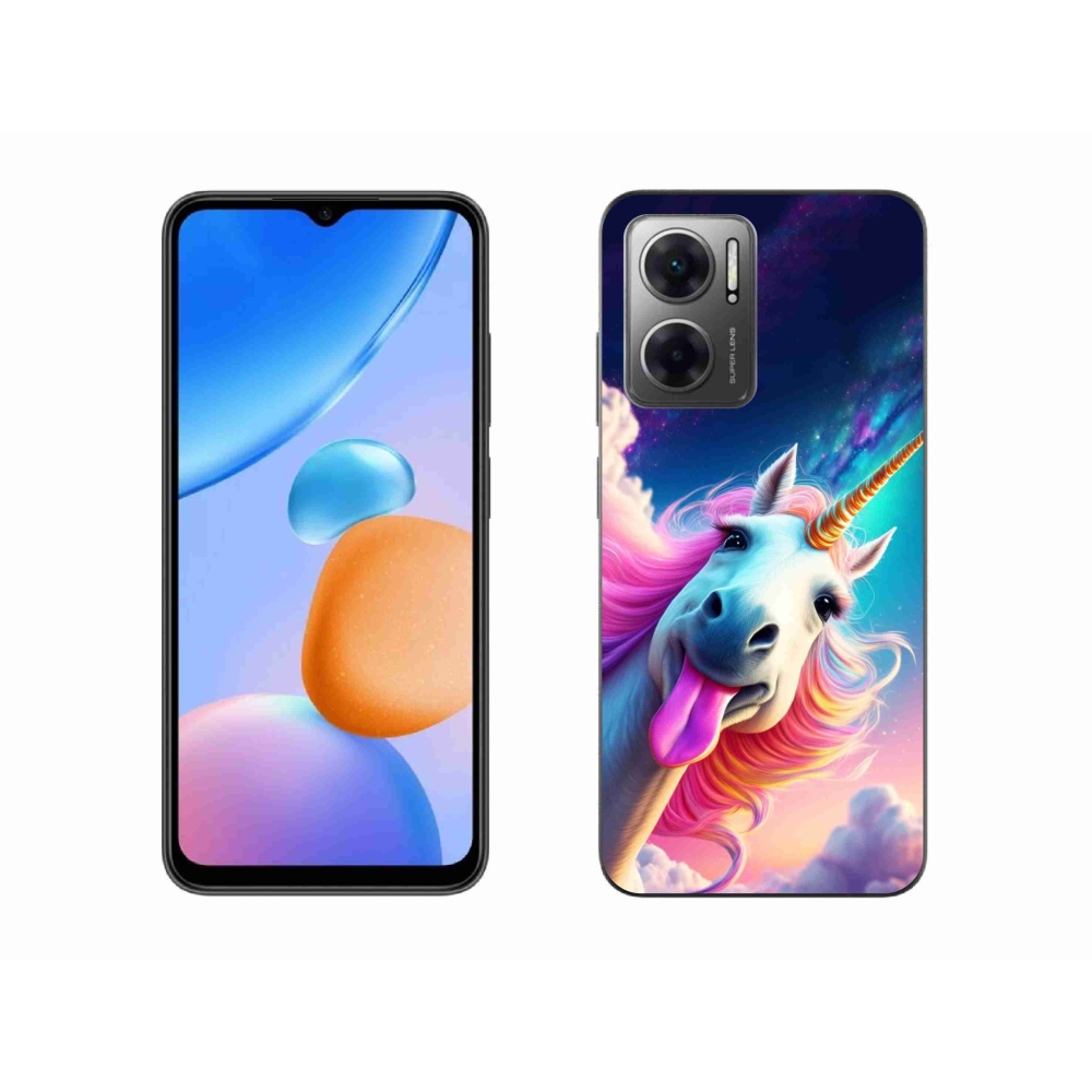 Gélový kryt mmCase na Xiaomi Redmi 10 5G - šialený jednorožec