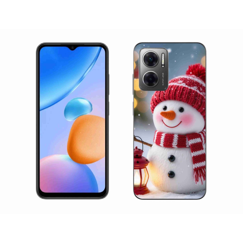 Gélový kryt mmCase na Xiaomi Redmi 10 5G - snehuliak 2