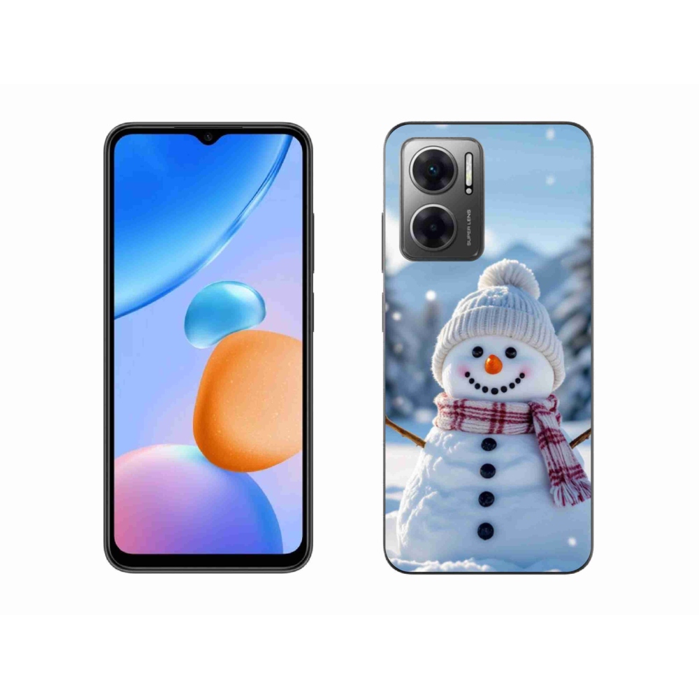 Gélový kryt mmCase na Xiaomi Redmi 10 5G - snehuliak 3