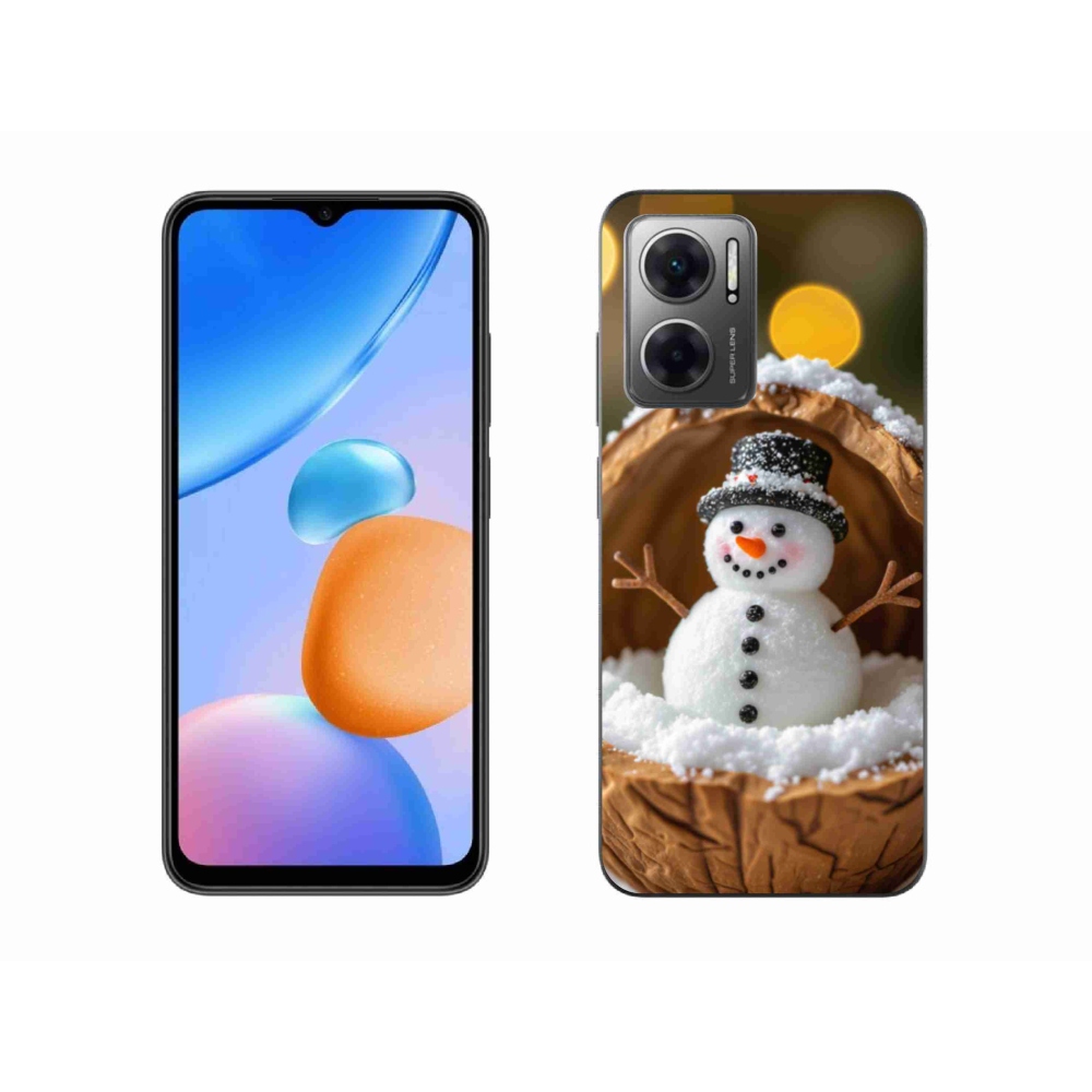 Gélový kryt mmCase na Xiaomi Redmi 10 5G - snehuliak 4