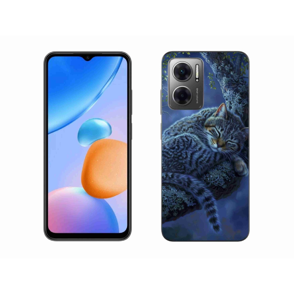 Gélový kryt mmCase na Xiaomi Redmi 10 5G - spiaca mačka