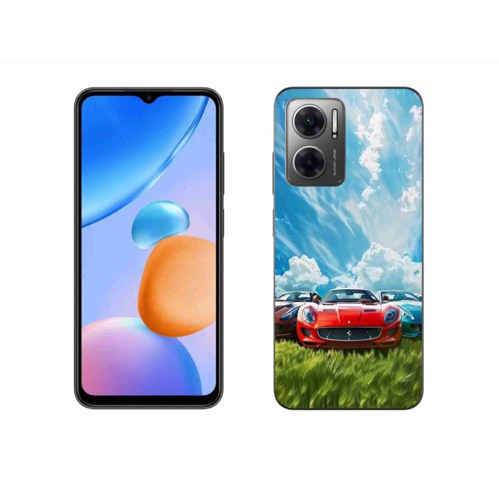 Gélový kryt mmCase na Xiaomi Redmi 10 5G - športové vozidlá