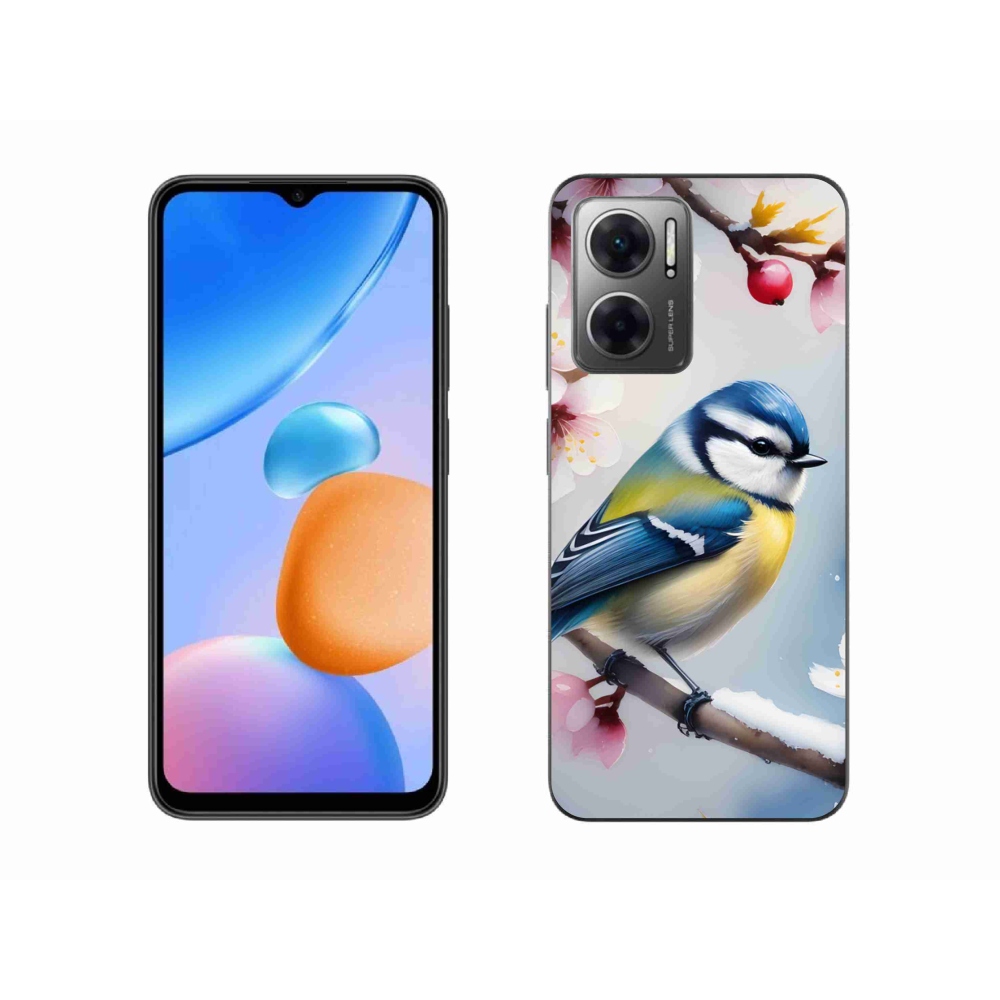 Gélový kryt mmCase na Xiaomi Redmi 10 5G - sýkorka