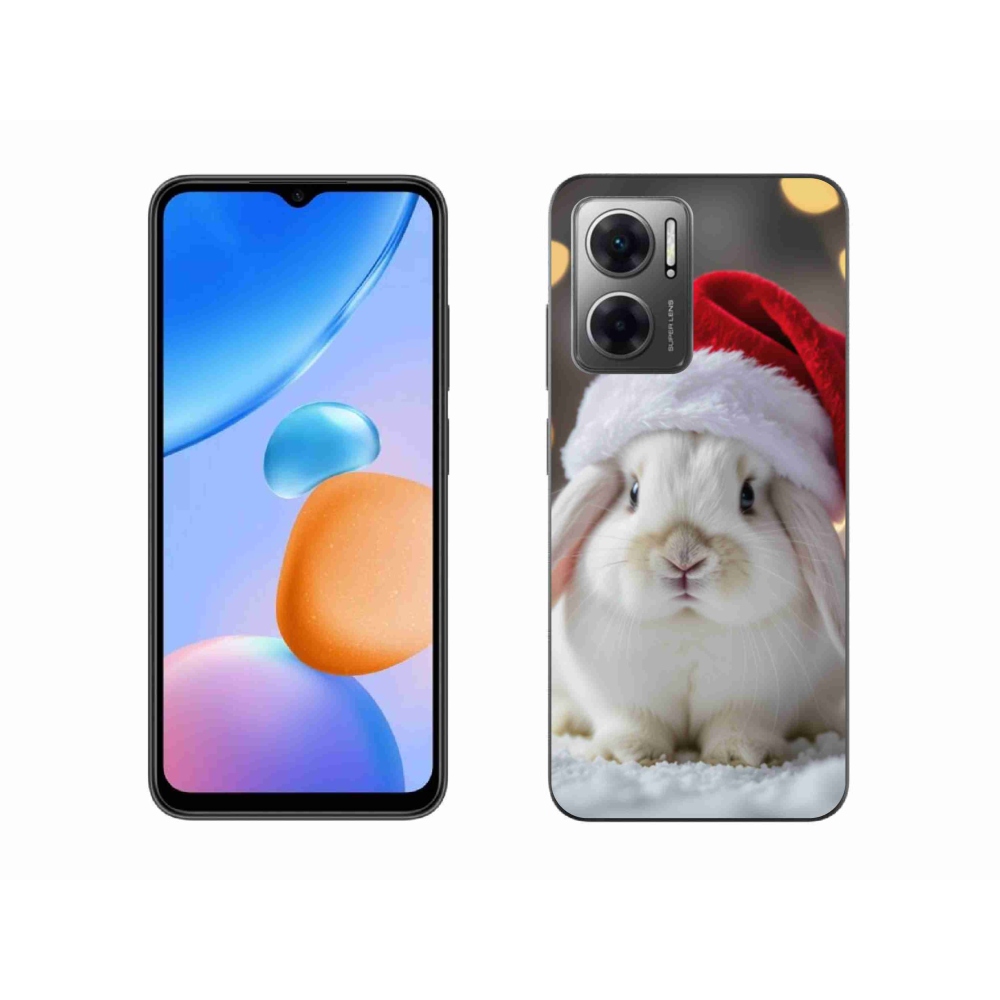 Gélový kryt mmCase na Xiaomi Redmi 10 5G - vianočný králik