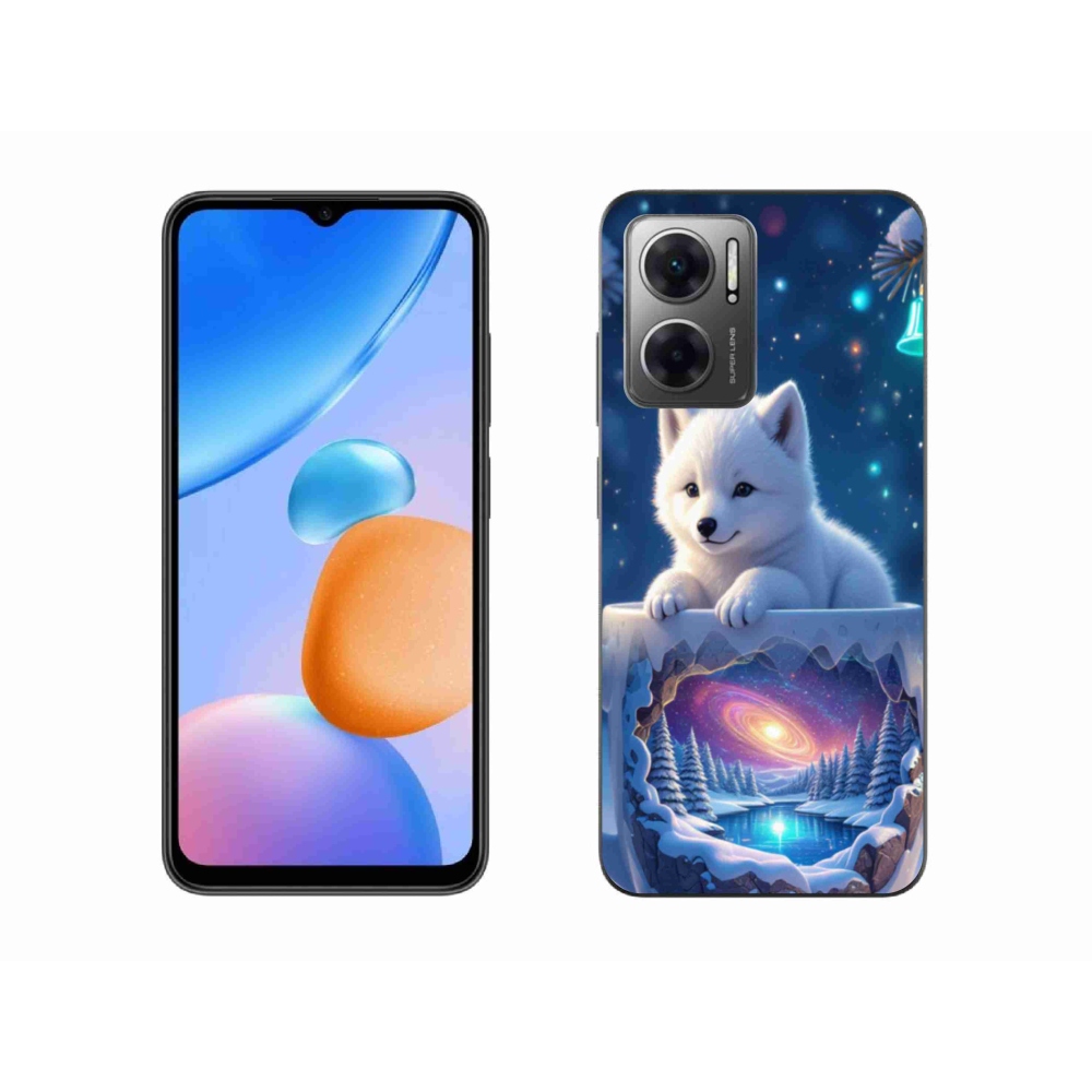 Gélový kryt mmCase na Xiaomi Redmi 10 5G - vianočné šteňa