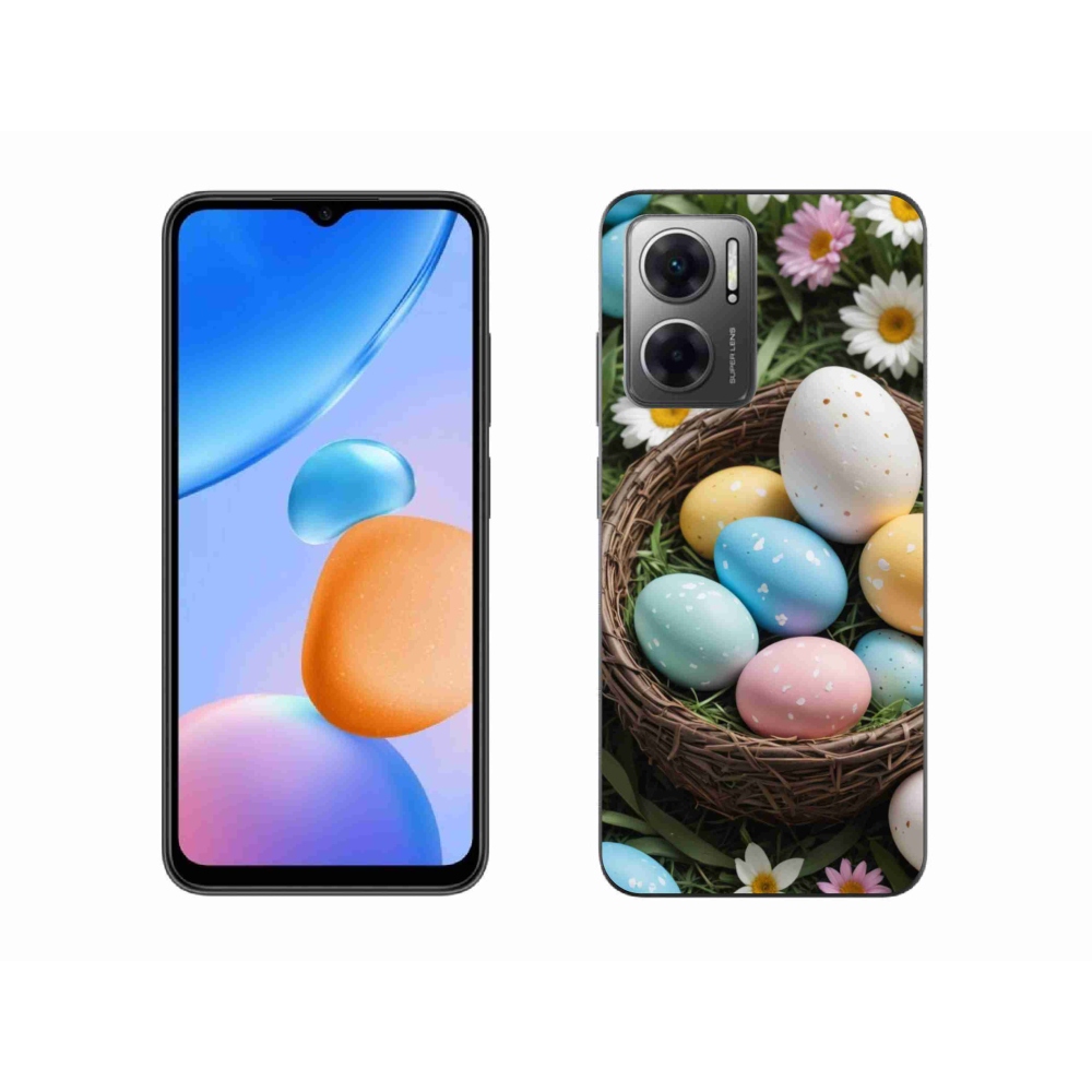 Gélový kryt mmCase na Xiaomi Redmi 10 5G - veľkonočné vajíčka 2