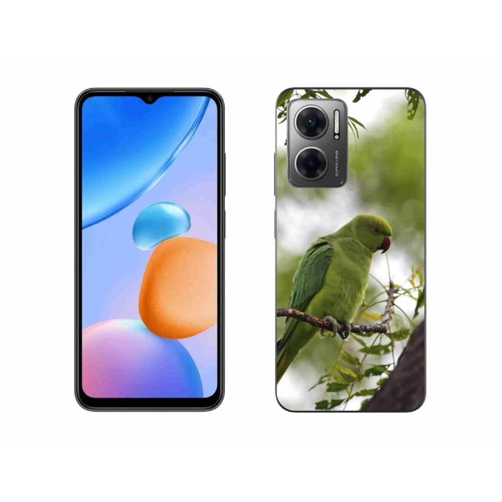Gélový kryt mmCase na Xiaomi Redmi 10 5G - zelený papagáj