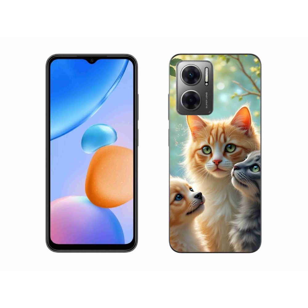 Gélový kryt mmCase na Xiaomi Redmi 10 5G - zvieracie priateľstvo 2