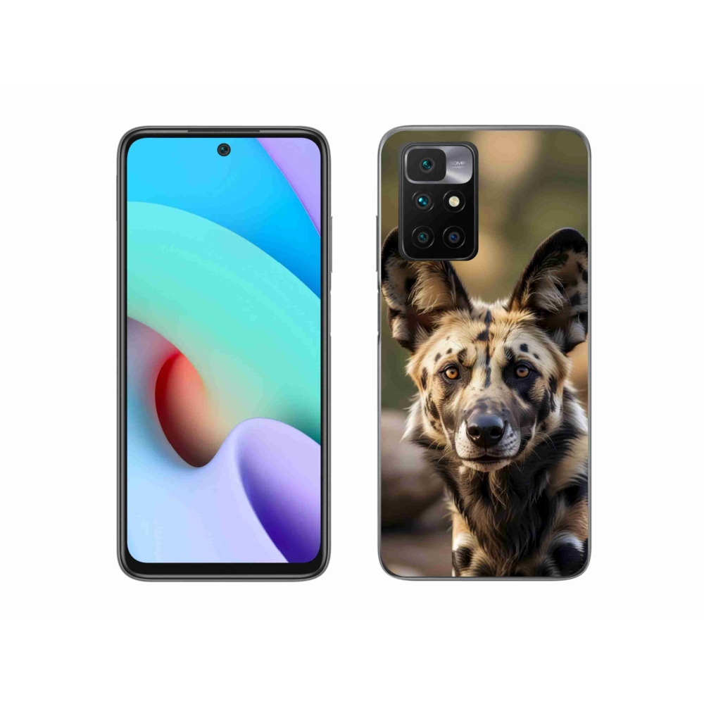 Gélový kryt mmCase na Xiaomi Redmi 10/Redmi 10 (2022) - africký divoký pes