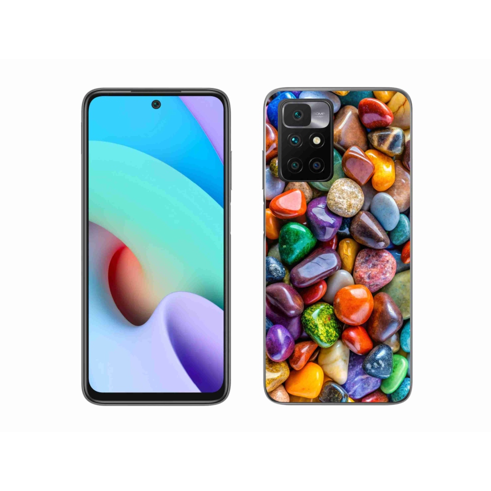 Gélový kryt mmCase na Xiaomi Redmi 10/Redmi 10 (2022) - farebné kamienky