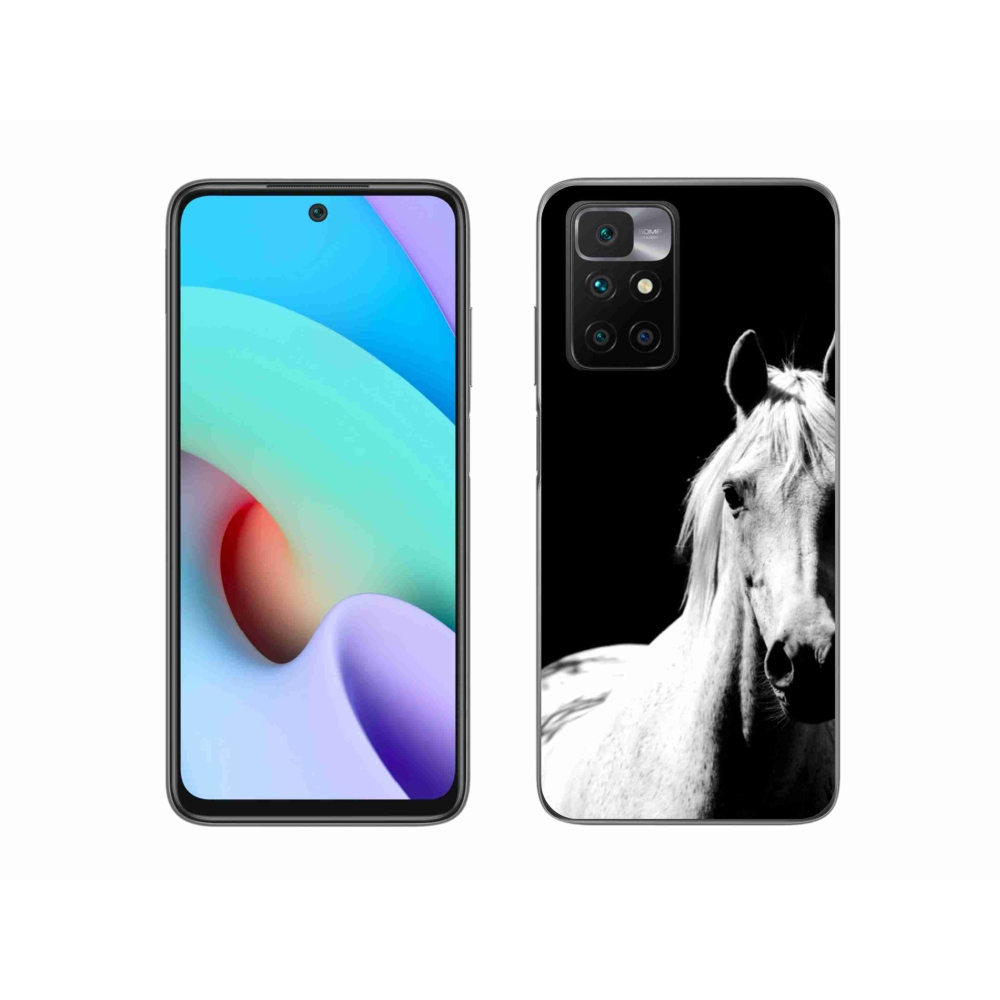 Gélový kryt mmCase na Xiaomi Redmi 10/Redmi 10 (2022) - biely kôň 5