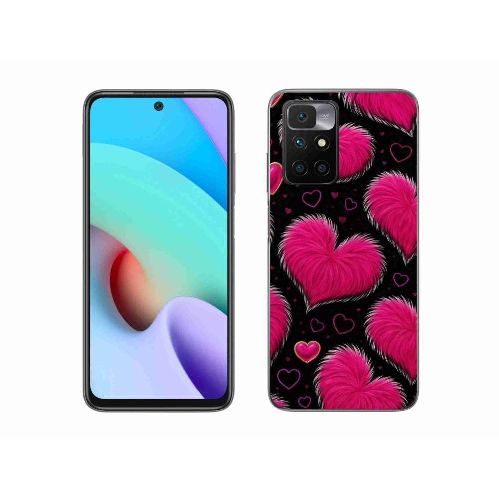 Gélový kryt mmCase na Xiaomi Redmi 10/Redmi 10 (2022) - hebké srdce