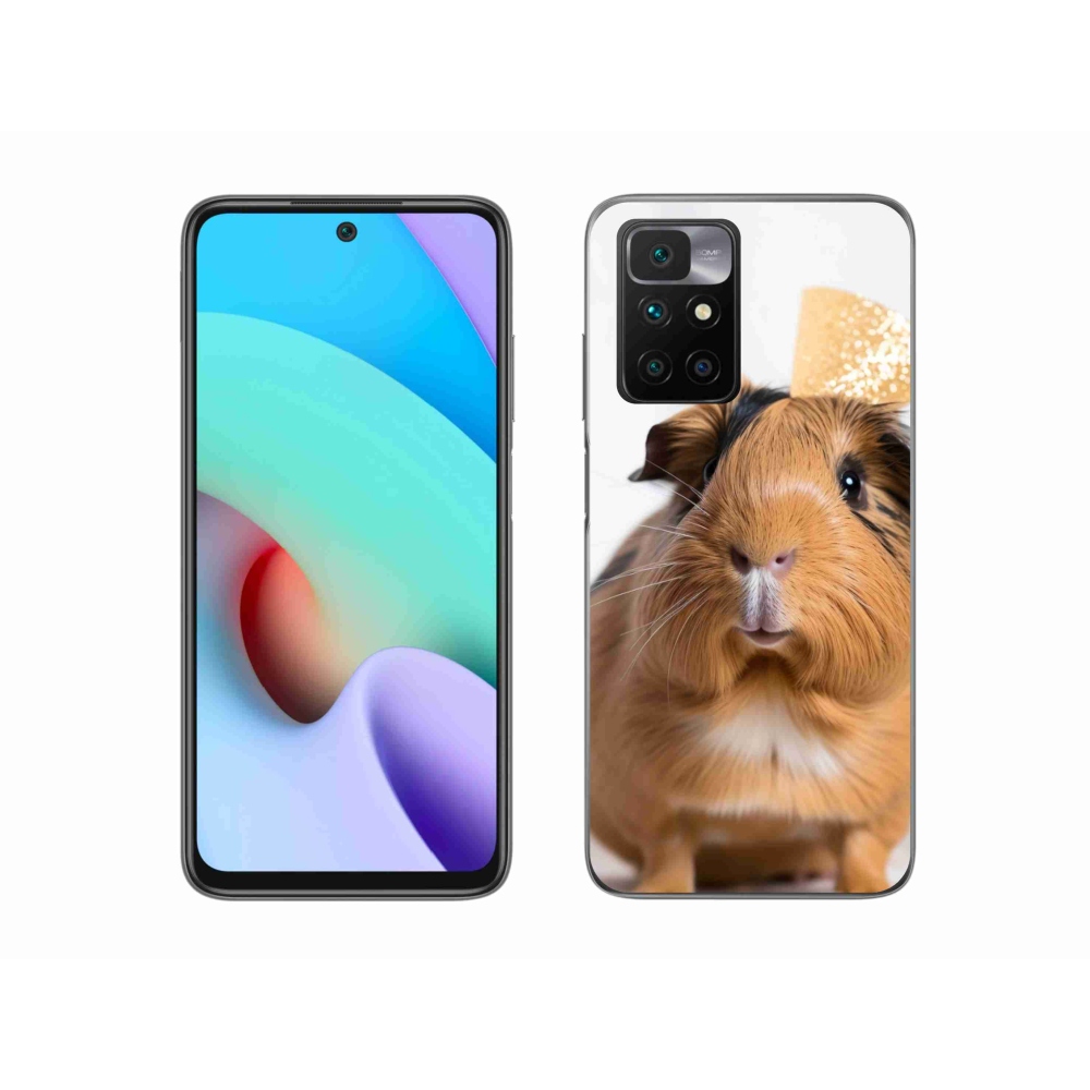 Gélový kryt mmCase na Xiaomi Redmi 10/Redmi 10 (2022) - hnedé morča