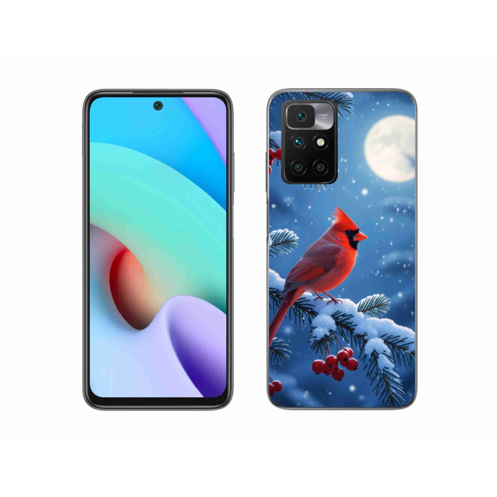 Gélový kryt mmCase na Xiaomi Redmi 10/Redmi 10 (2022) - kardinál červený
