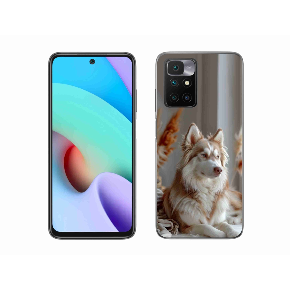 Gélový kryt mmCase na Xiaomi Redmi 10/Redmi 10 (2022) - pokojný sibírsky husky