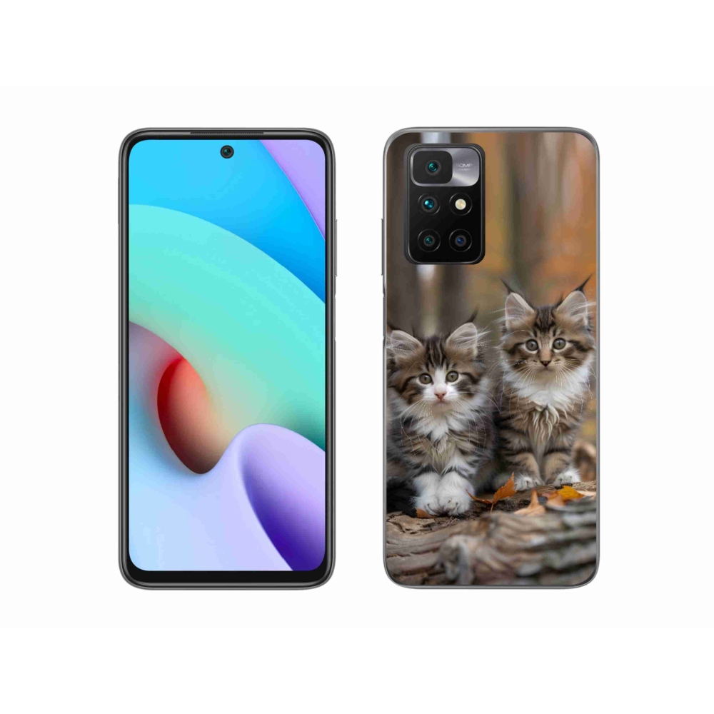 Gélový kryt mmCase na Xiaomi Redmi 10/Redmi 10 (2022) - mačacie duo 3