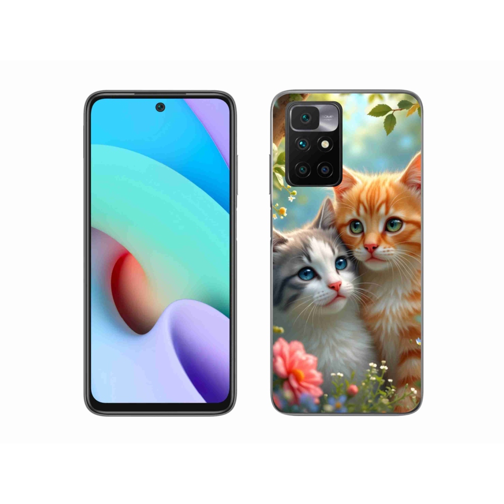 Gélový kryt mmCase na Xiaomi Redmi 10/Redmi 10 (2022) - mačacia láska 2