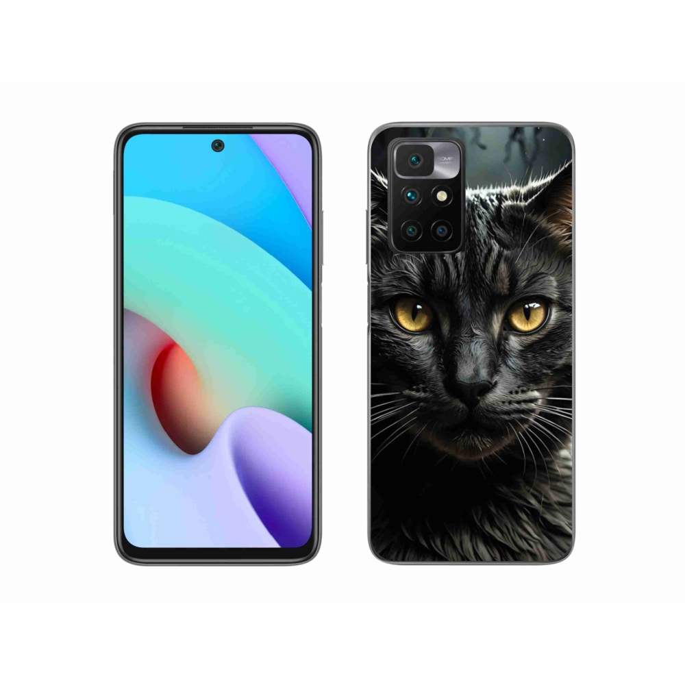 Gélový kryt mmCase na Xiaomi Redmi 10/Redmi 10 (2022) - mačacie pohľad 3
