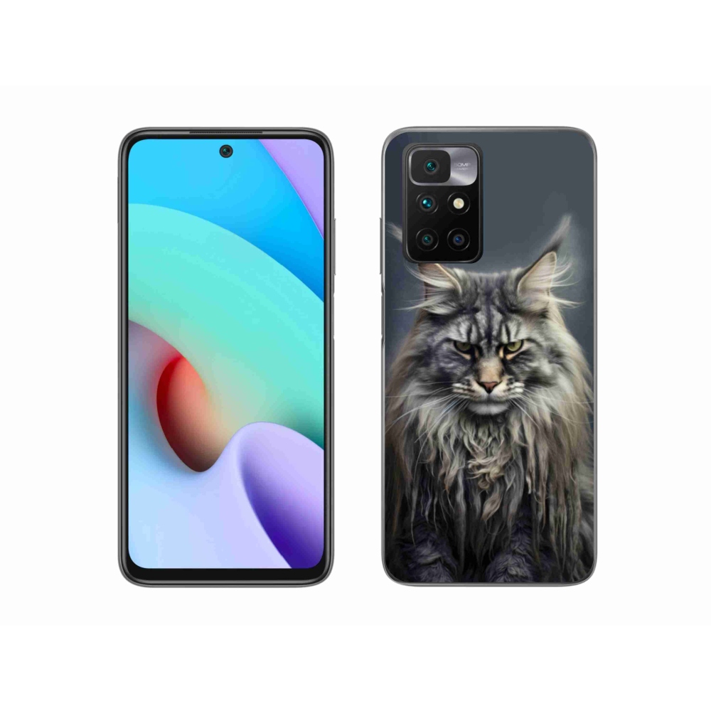 Gélový kryt mmCase na Xiaomi Redmi 10/Redmi 10 (2022) - mačacie pohľad 4