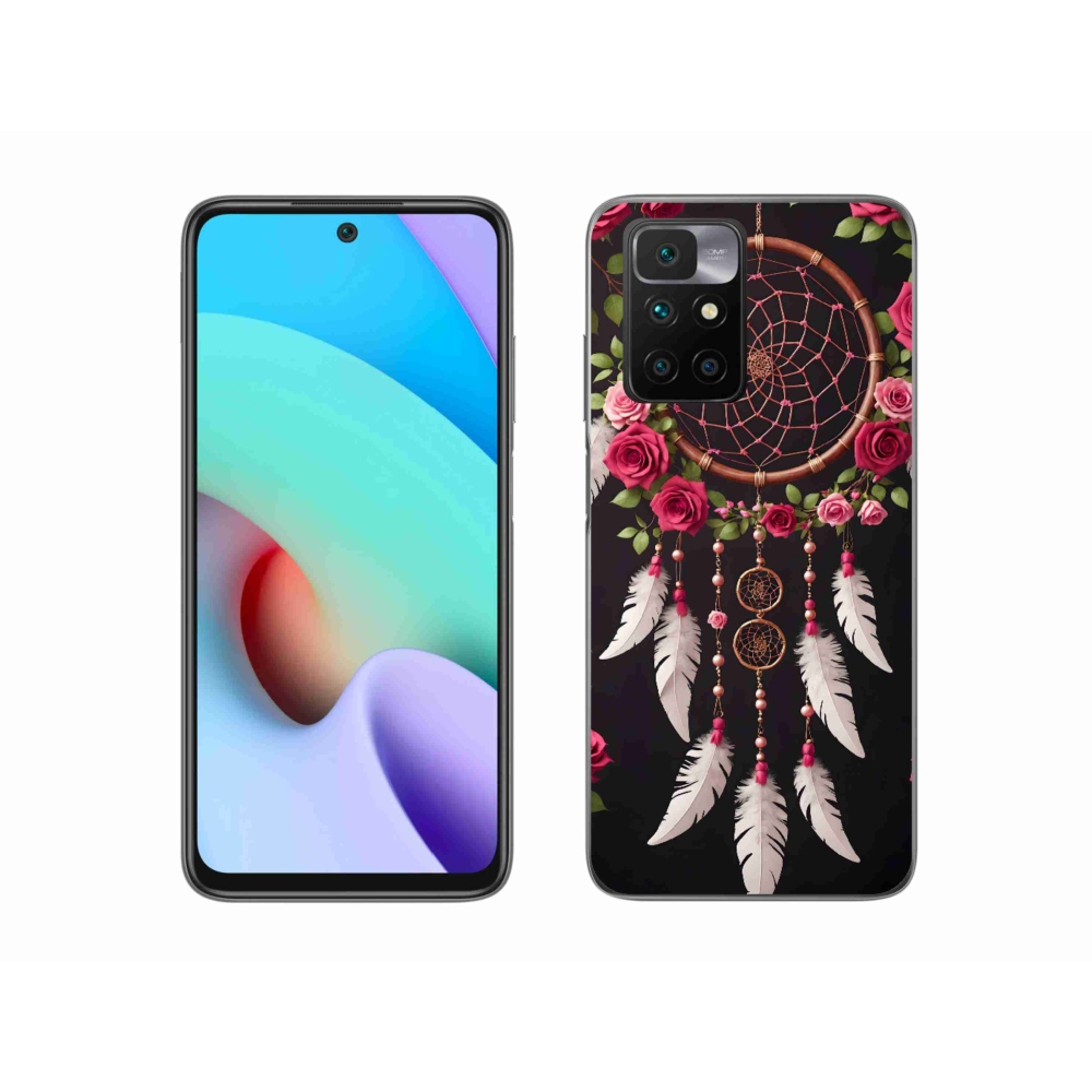 Gélový kryt mmCase na Xiaomi Redmi 10/Redmi 10 (2022) - lapač snov s ružami