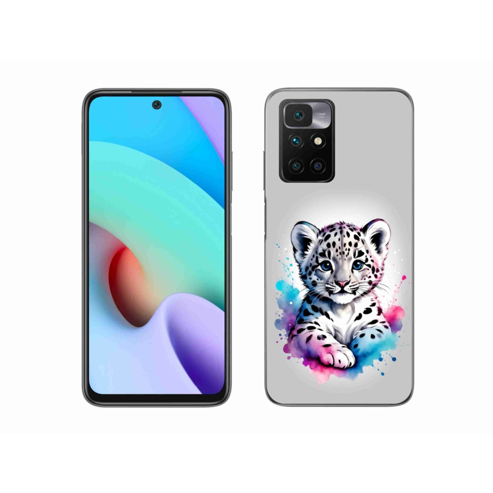 Gélový kryt mmCase na Xiaomi Redmi 10/Redmi 10 (2022) - leopardej mláďa