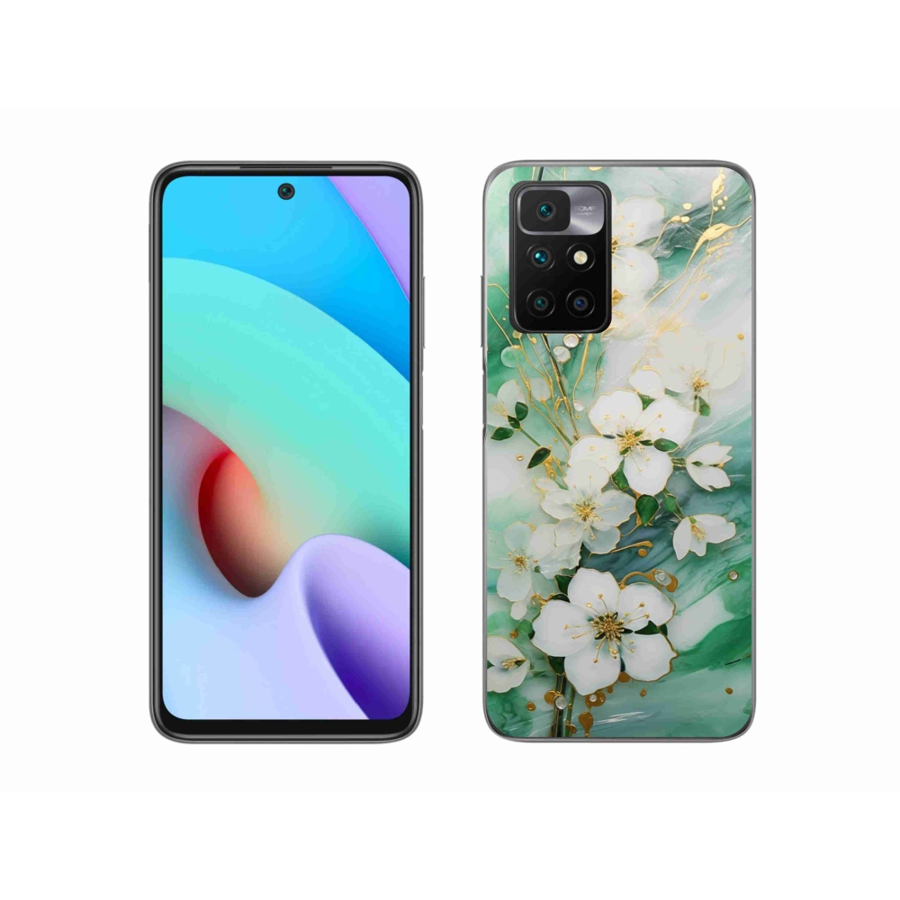 Gélový kryt mmCase na Xiaomi Redmi 10/Redmi 10 (2022) - nežné kvety